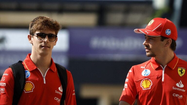 Charles y Arthur Leclerc compartieron pista por primera vez en el GP de Abu Dhabi