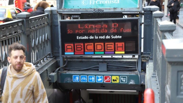 Comenzó el paro de subtes y Premetro: qué líneas están afectadas y cuánto tiempo durará
