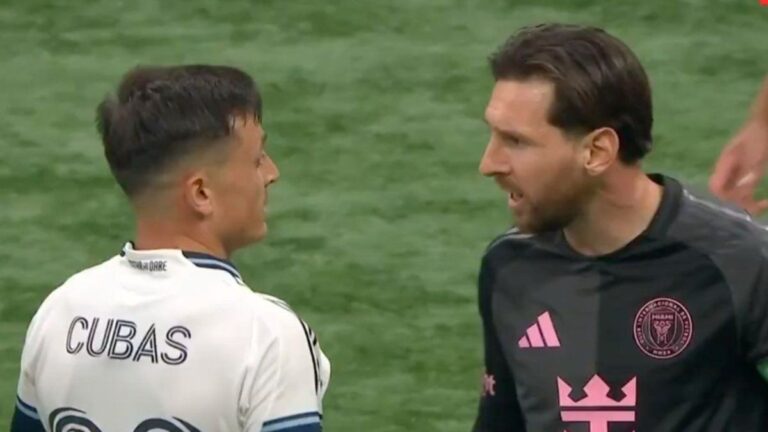 Furia en la Concachampions: el tenso cruce entre Lionel Messi y Andrés Cubas