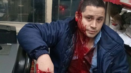 Así fue el momento en el que apuñalaron a un colectivero de la línea 126 durante un robo