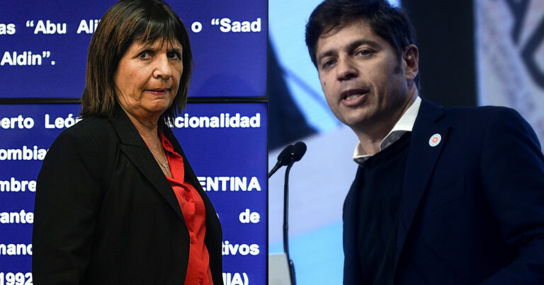 Patricia Bullrich cruzó a Axel Kicillof por echar a 24 policías bonaerenses vinculados a un candidato libertario: «Pura persecución política»